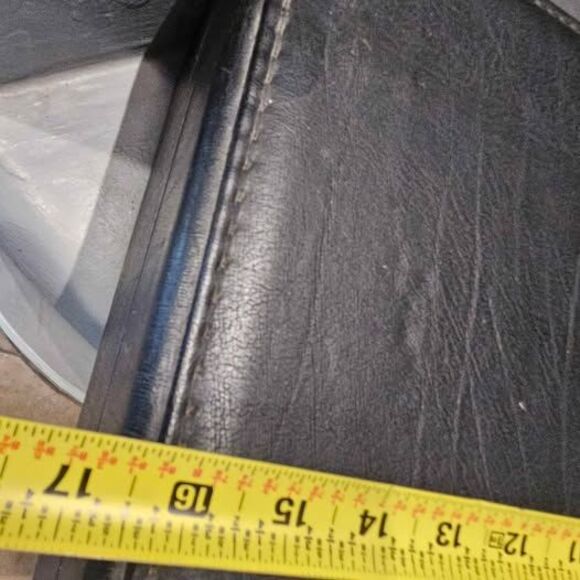 MCM Black Leather Travel Bar with Accessories Bar Caddy 17" x 6" - Picture 8 of 10